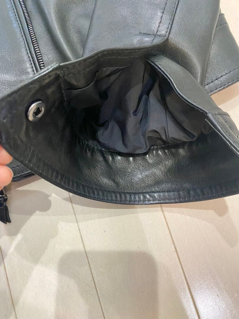 ゆう　美品 EMMETI JURI エンメティ ユリ46 ライダース