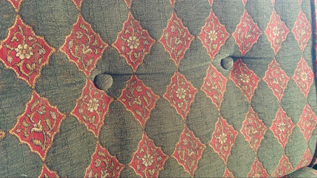 三越ブルージュ・オーク材クラシック3Pソファ