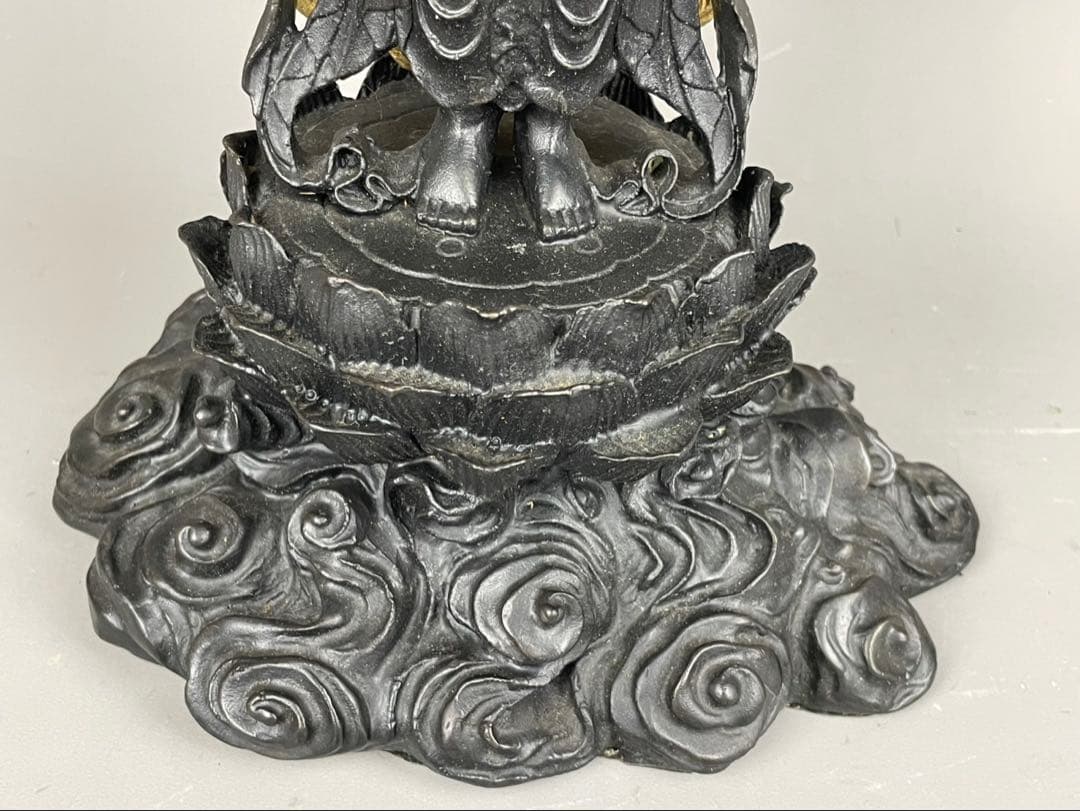 国宝写 薬師寺東院堂 聖観音菩薩立像 置物 彫刻 銅像 彫像 仏教美術