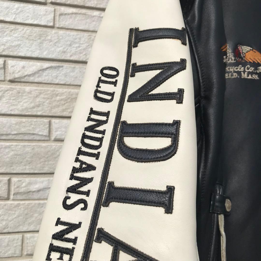 インディアンモーターサイクル ライダース L スエード レザー