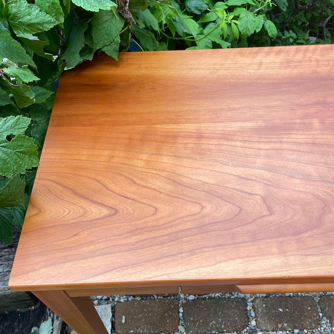 Dinos Blossomブロッサムチェリー天然木北欧風デスク 幅120cm