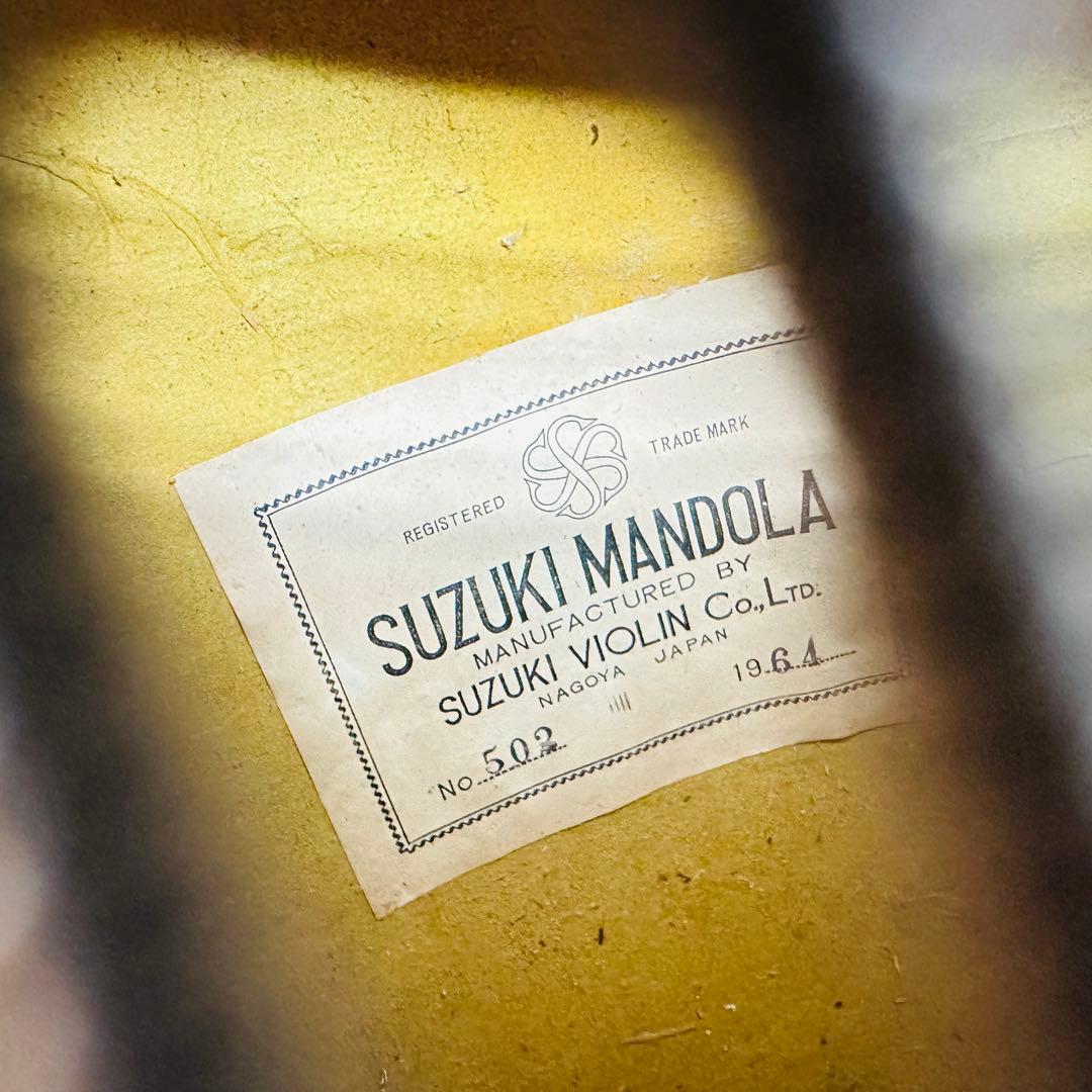 SUZUKI VIOLIN マンドリン 1964年　No.502