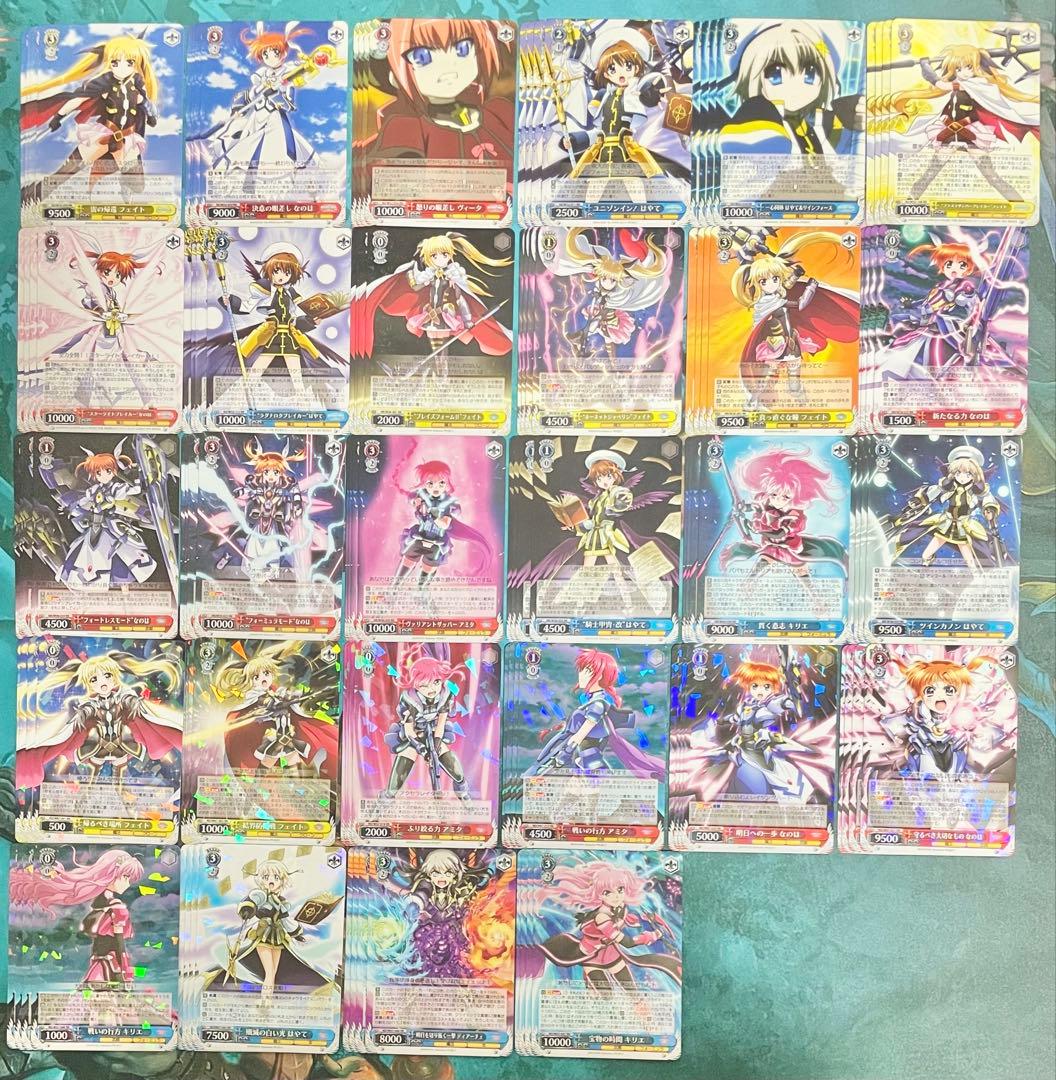 ヴァイスシュヴァルツ リリカルなのは 過去弾 各種4コン オマケ付き