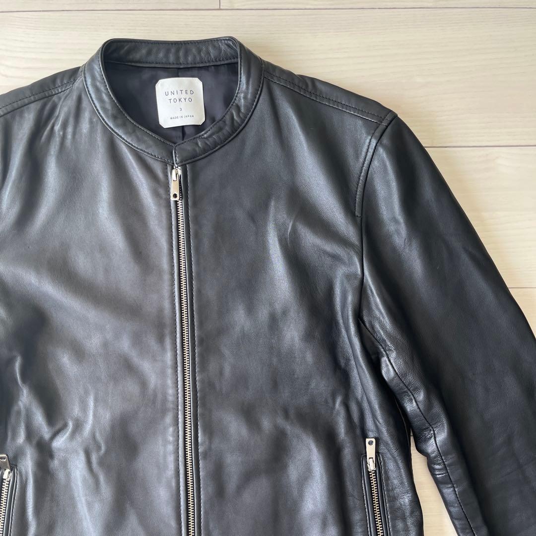 UNITED TOKYO ラムレザーシングルライダース