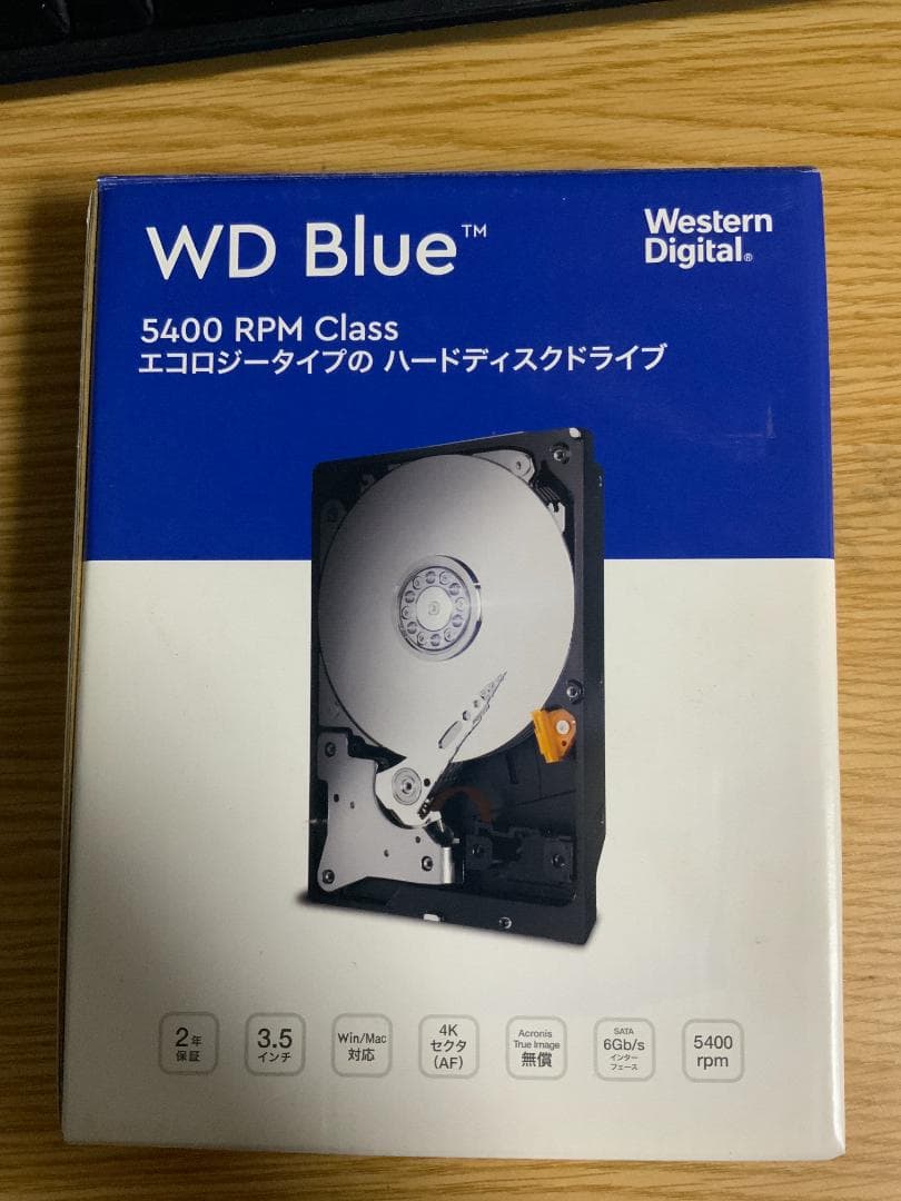 外付けハードディスク・ドライブ WD Blue 6TB HDD WD60EZAZ