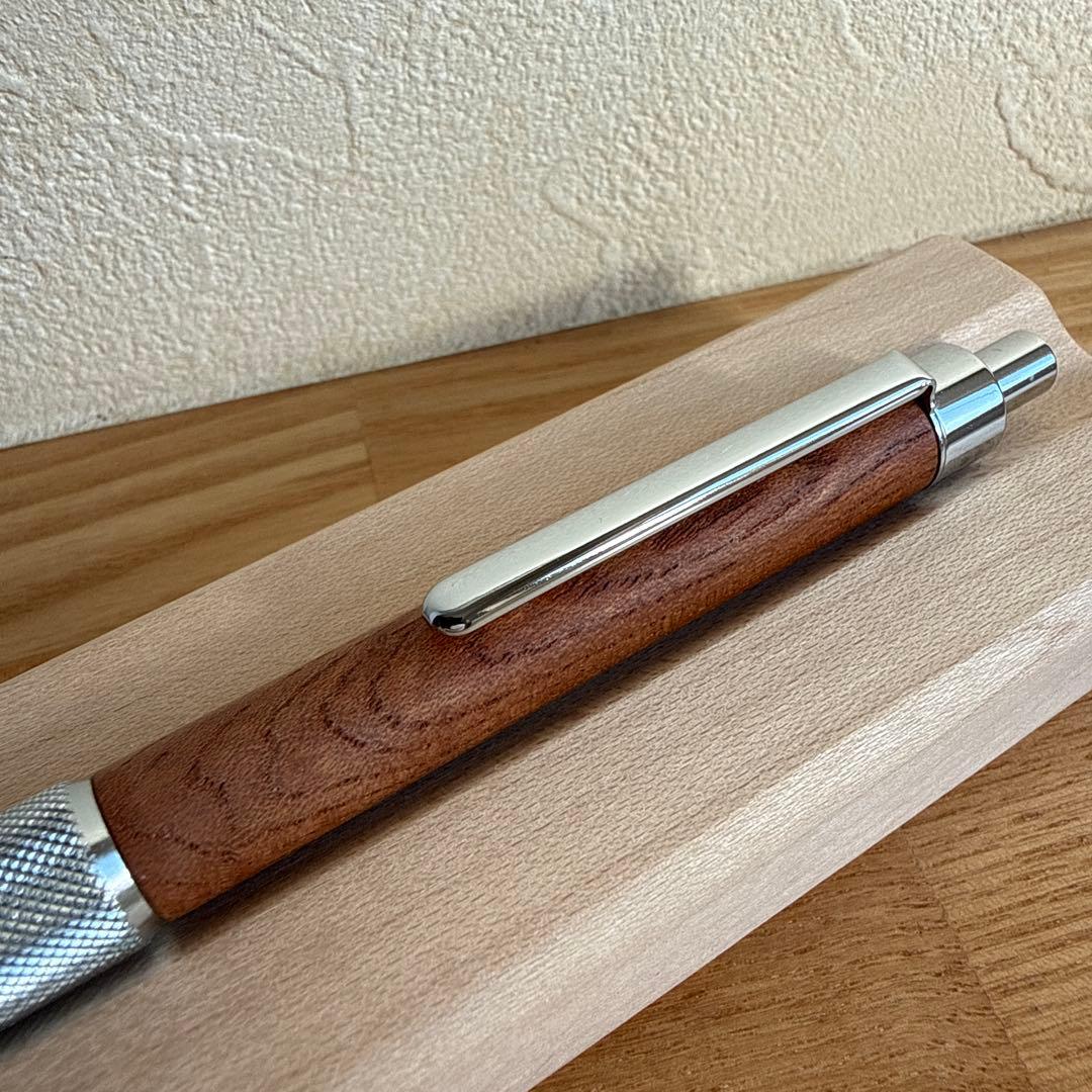 クラフトA　シャープペンシル　0.5mm　ケヤキ　MP203　ローレット