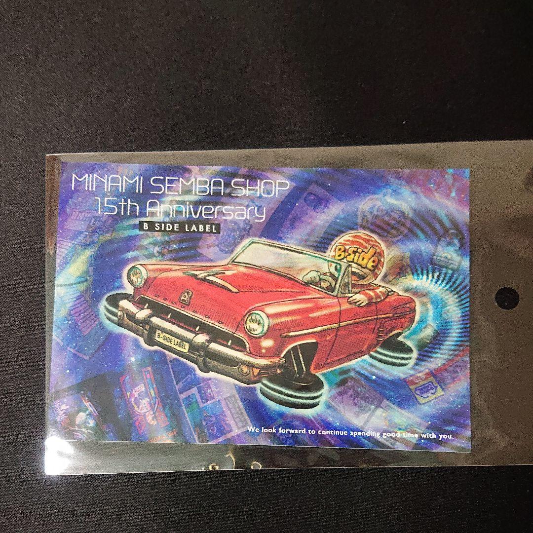 ビーサイドレーベル 南船場 15周年記念 限定ステッカー ①