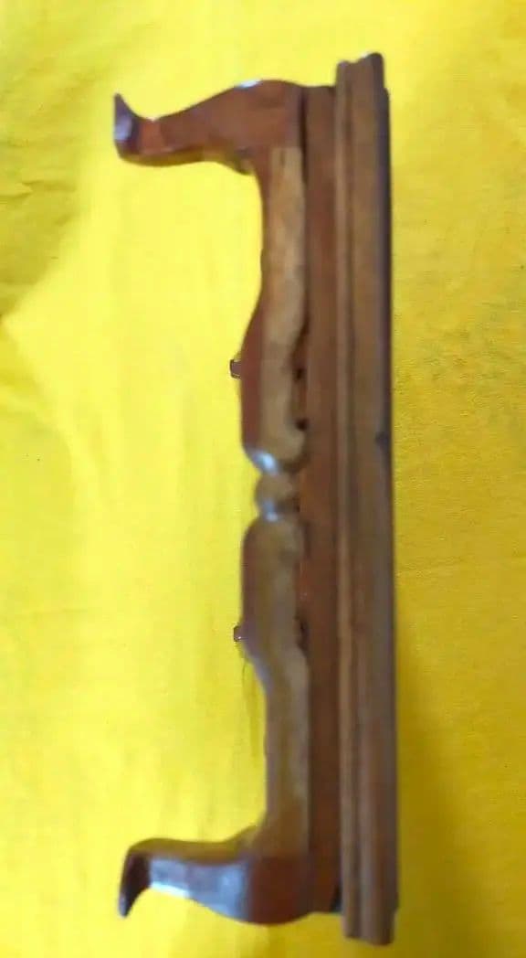 ♥特価セール中!　中国伝統工芸美術　天然唐木材　長方形花台