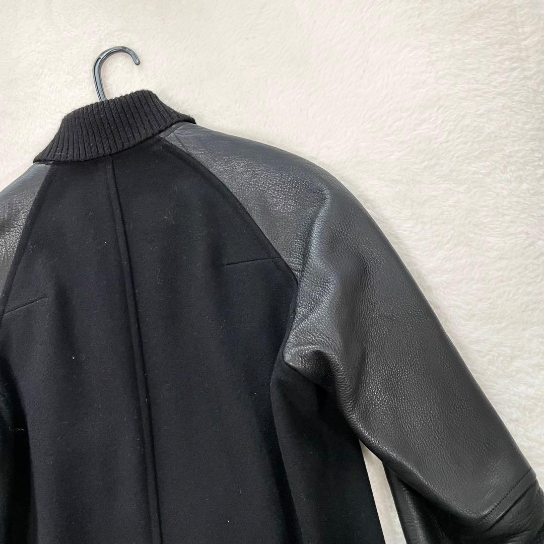 ✨️希少L✨️ATTACHMENT　ライダース　スタジャン　切り替え　レザー