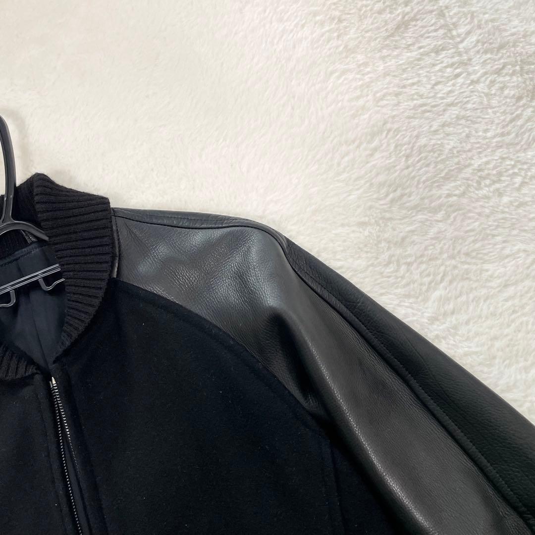 ✨️希少L✨️ATTACHMENT　ライダース　スタジャン　切り替え　レザー