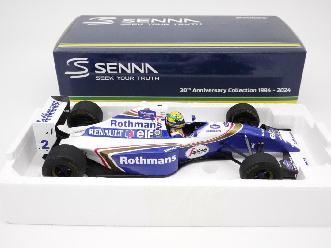 F31_VG30DET1/18 ウィリアムズ FW16ラストレースA.セナ