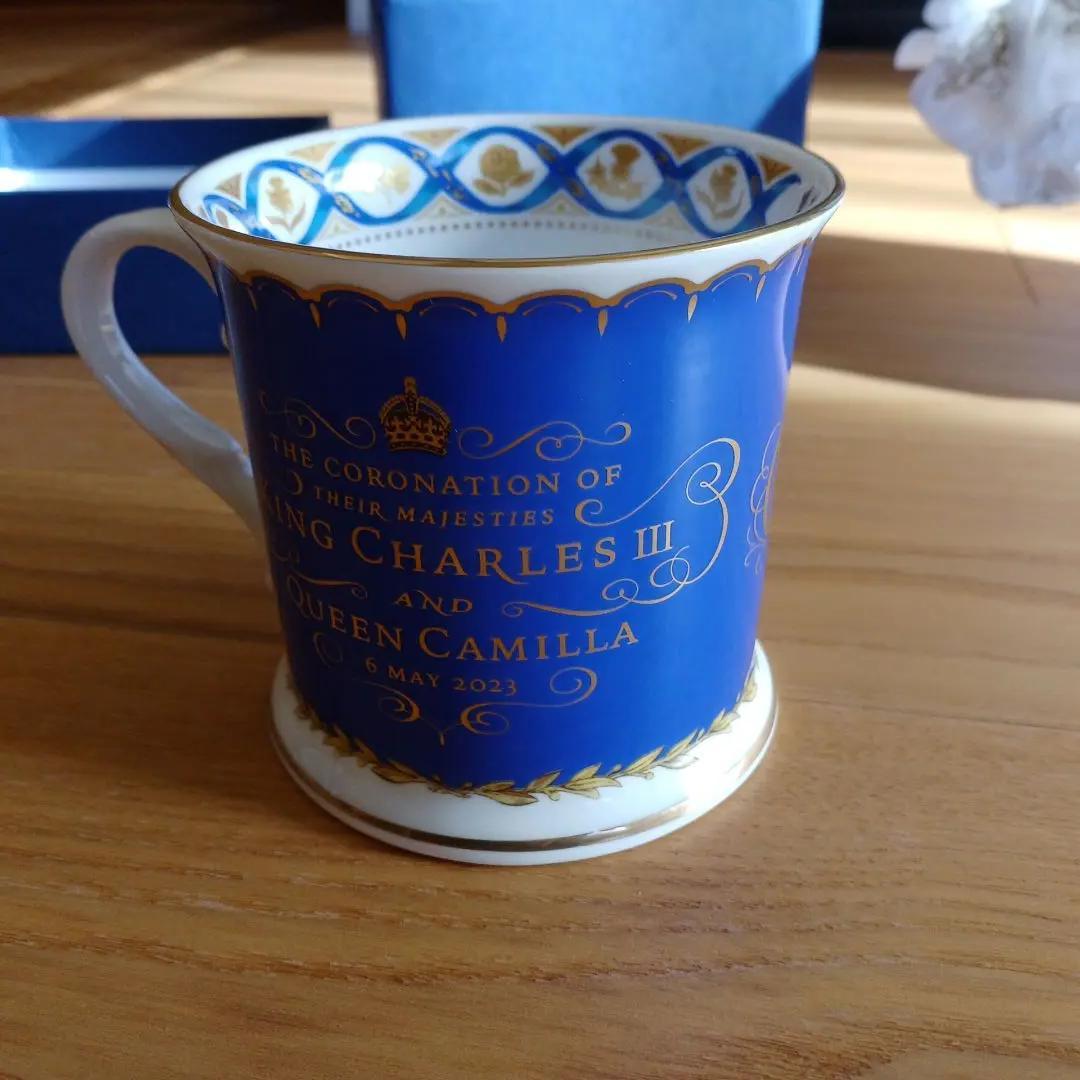 バッキンガムパレス公式　チャールズ国王 コロネーション　戴冠式　記念マグカップ