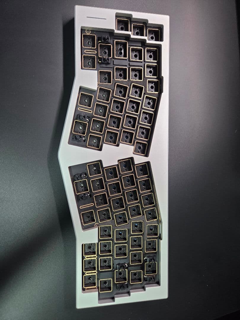 OwLab Spring Gray アリス配列 自作キーボード　ケース純正外品