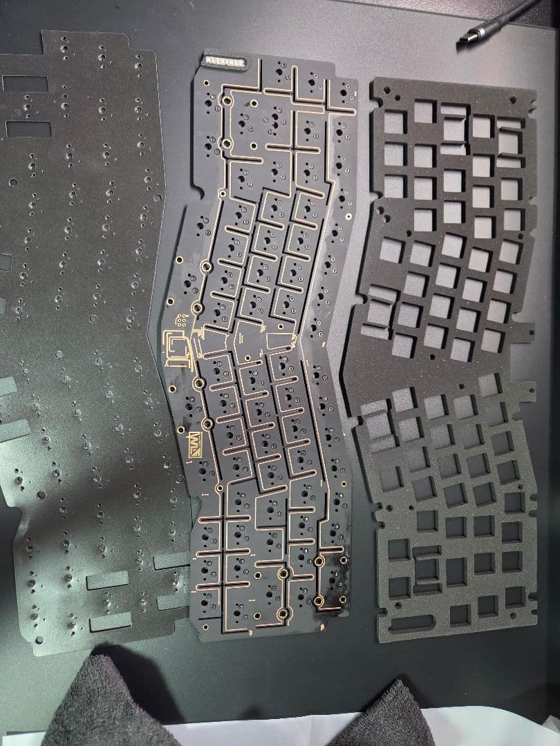 OwLab Spring Gray アリス配列 自作キーボード　ケース純正外品