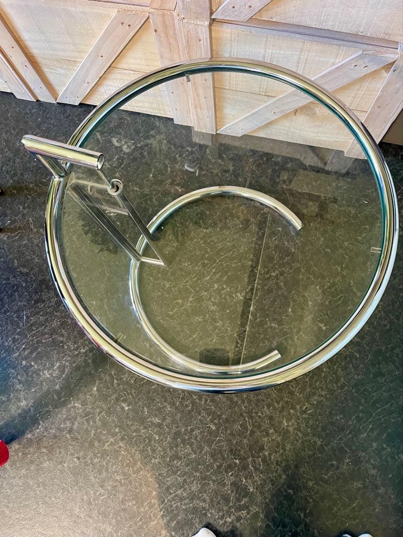 希少 アイリーングレイ サイドテーブル アジャスター リプロダクト デザイナー