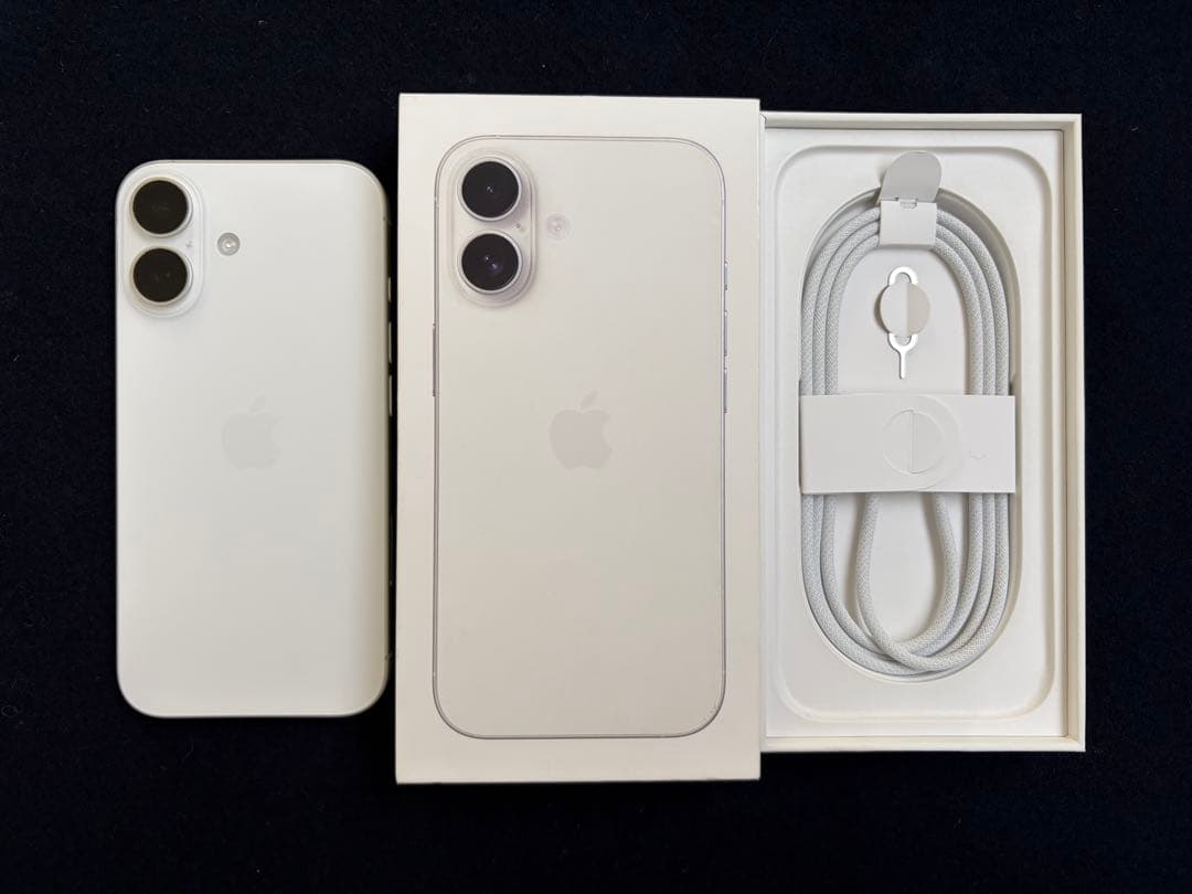 ✨美品iPhone16 128GB白✨