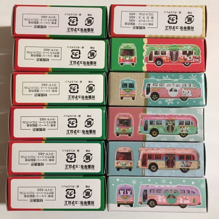 ディズニー トミカ クリスマス リゾートクルーザー 2008〜 12台セット