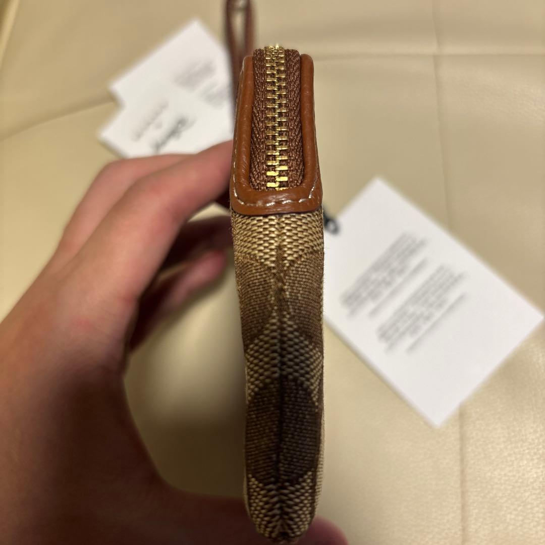 【新品・未使用】コーチ ディズニー コーナー ジップ リストレット ケース