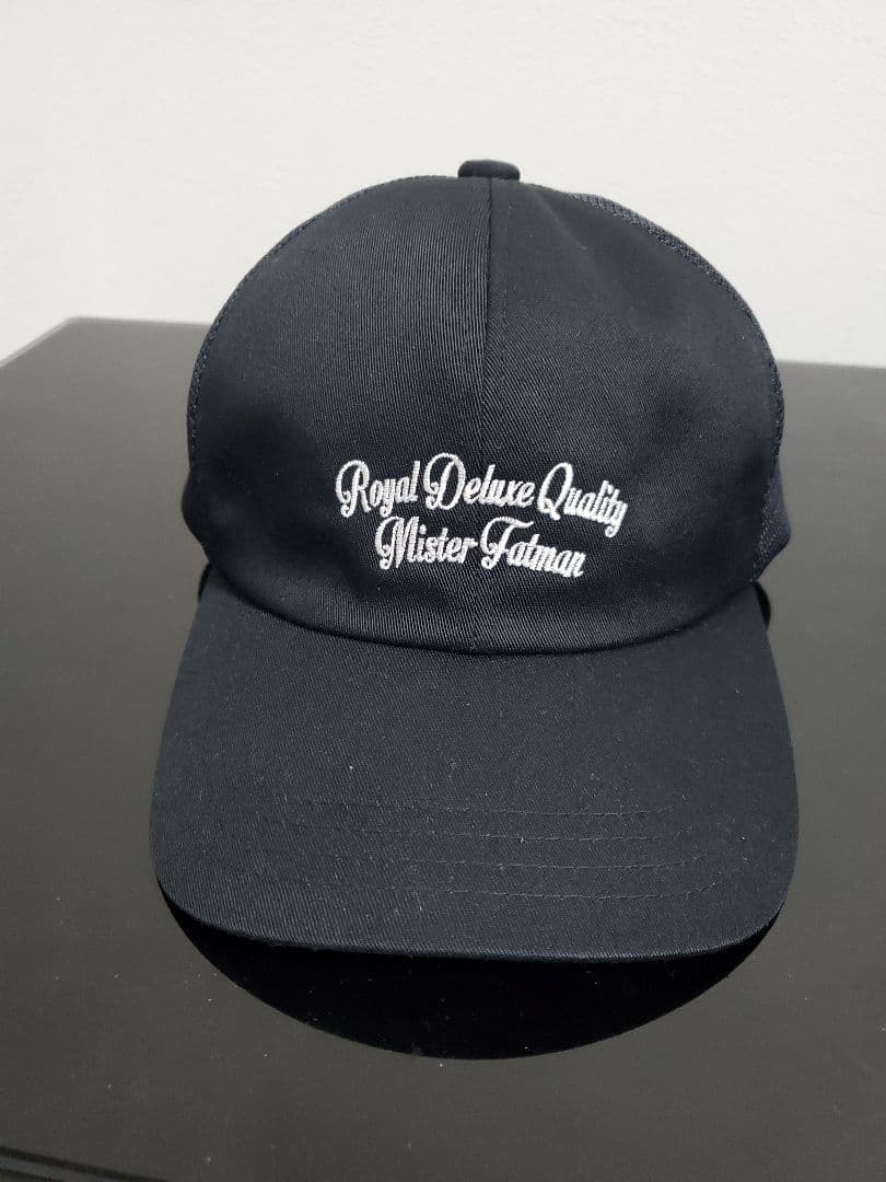 Mr.FATMAN メッシュキャップ　ブラック　マイティシャイン
