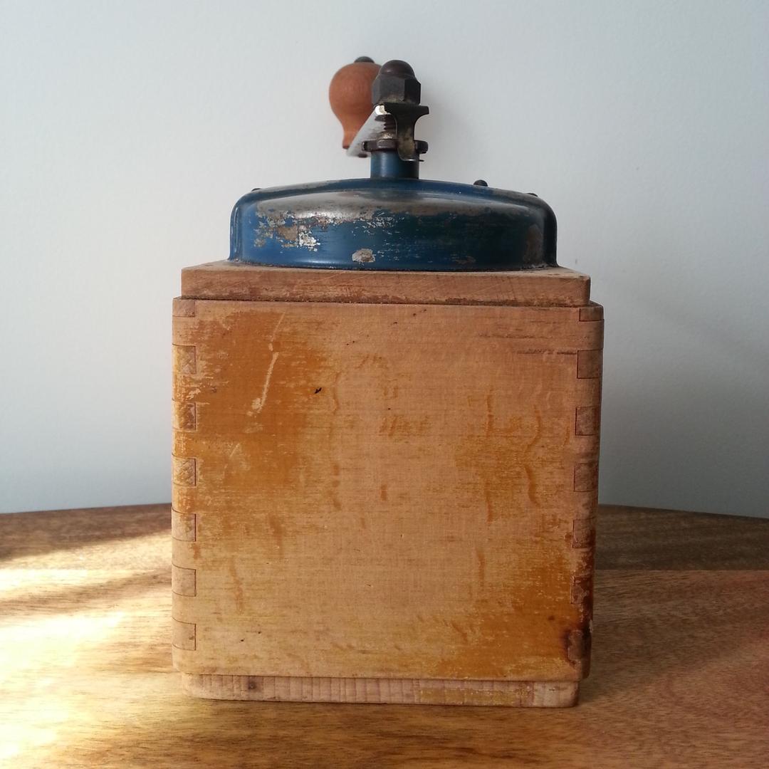 青 プジョー コーヒーミル フランス アンティーク