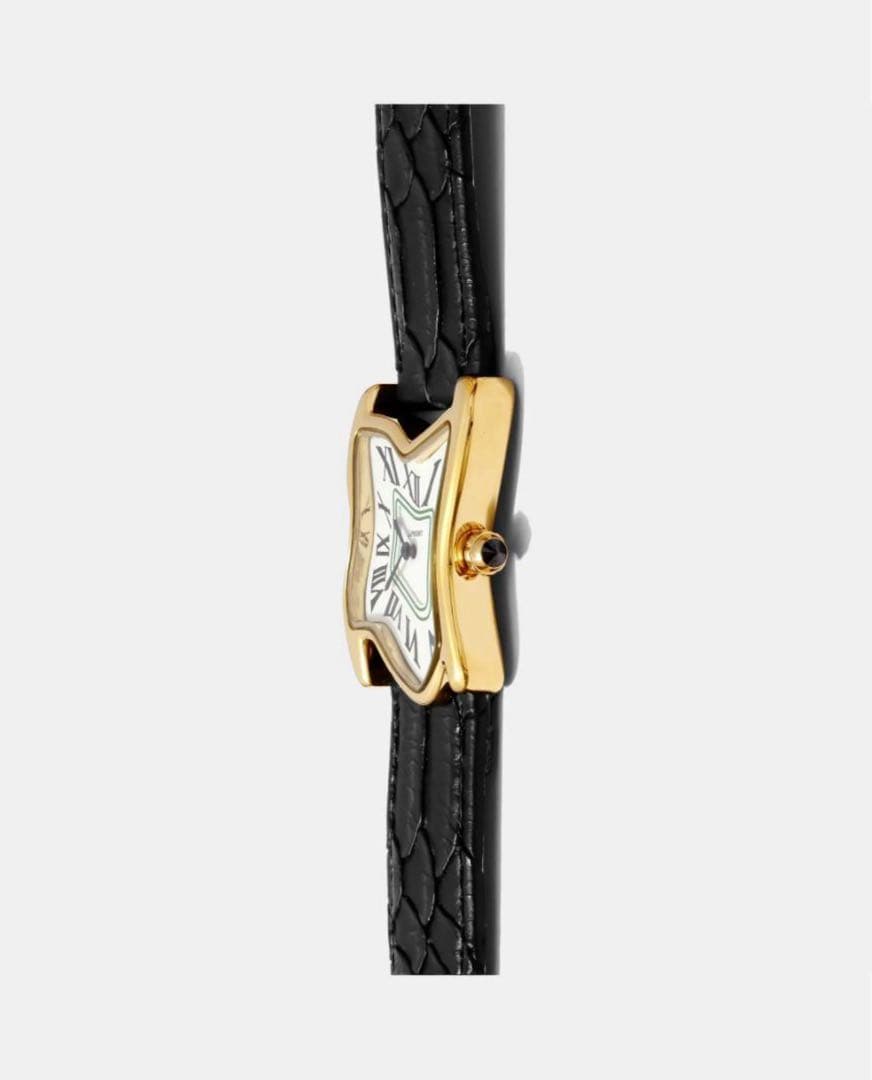 新品未開封 Laphont SQUARE MELTING WATCH GOLD