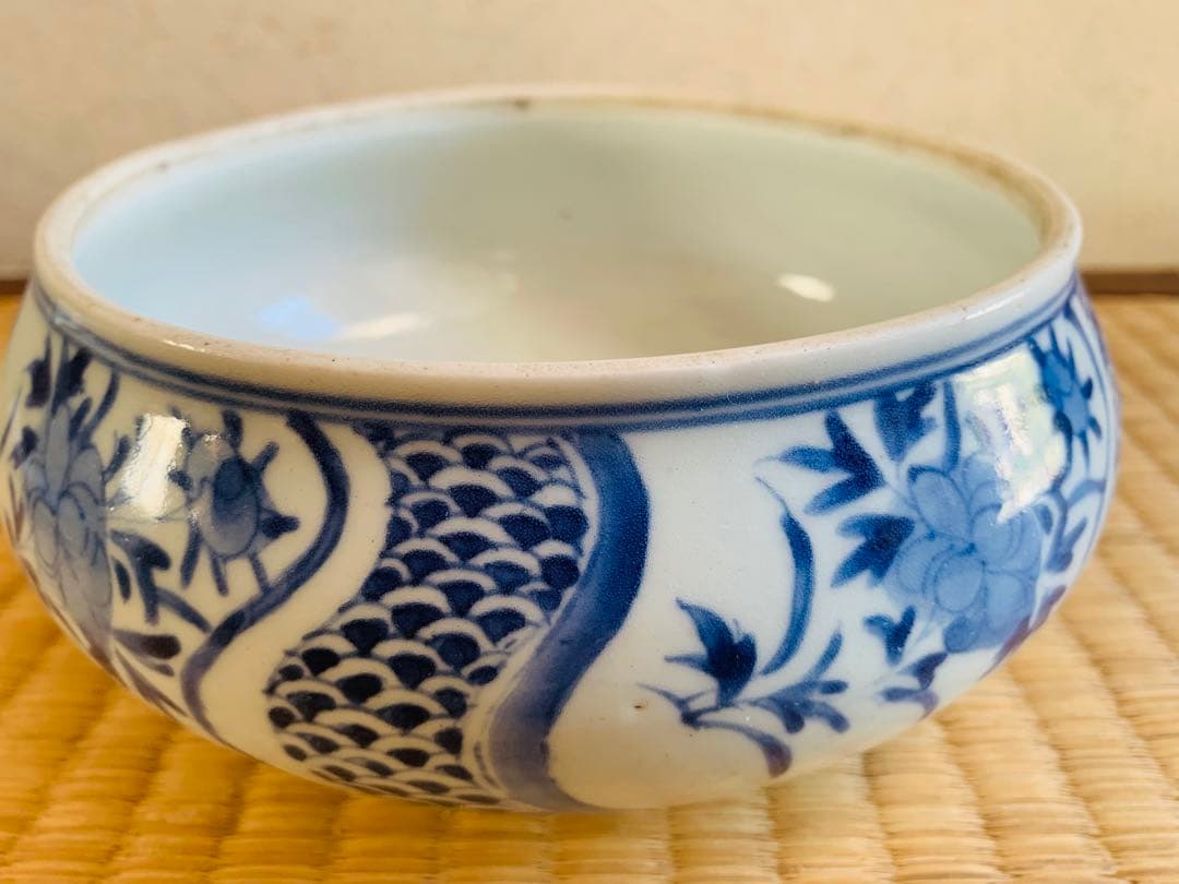 中国明末清初染付鉢