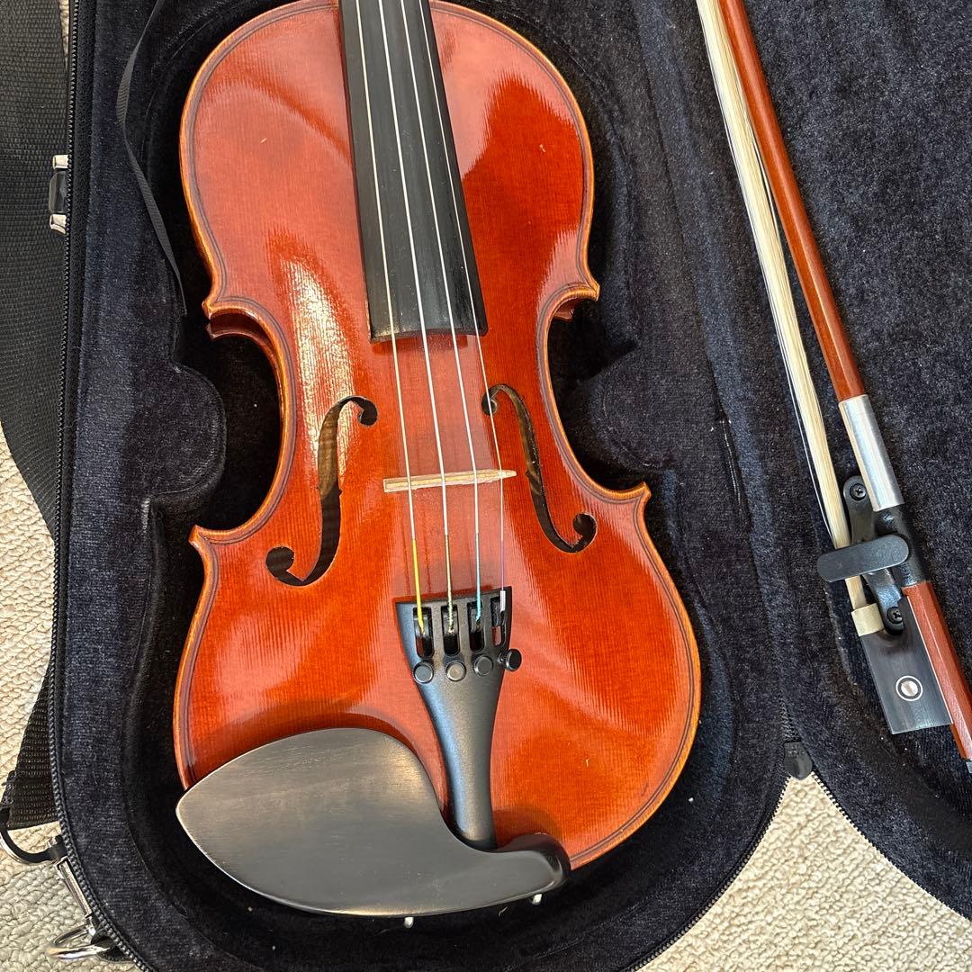 バイオリン、ケース、弓　1/2サイズ