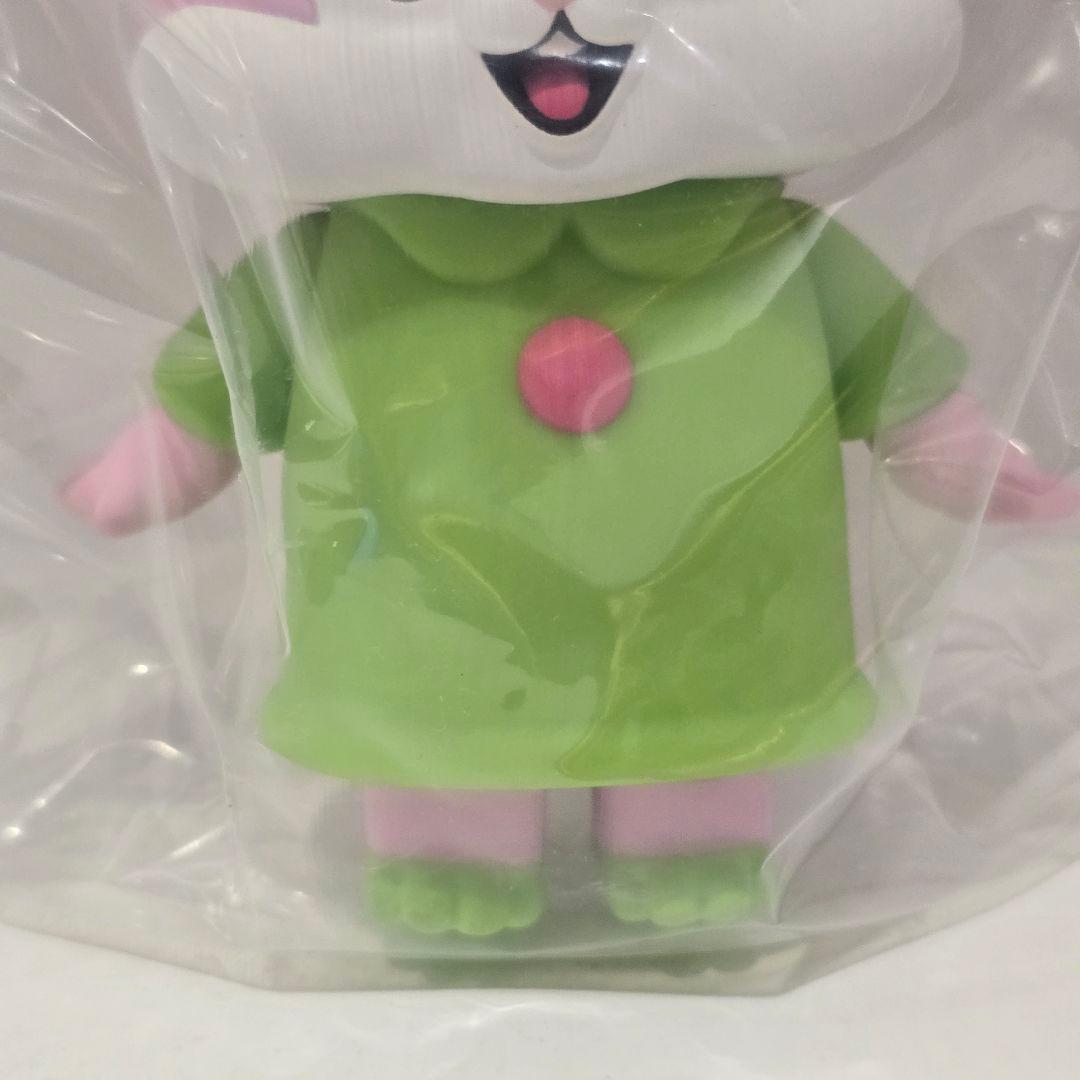 あのうさぎ ソフビフィギュア すがはらゆうた ピンク グリーン