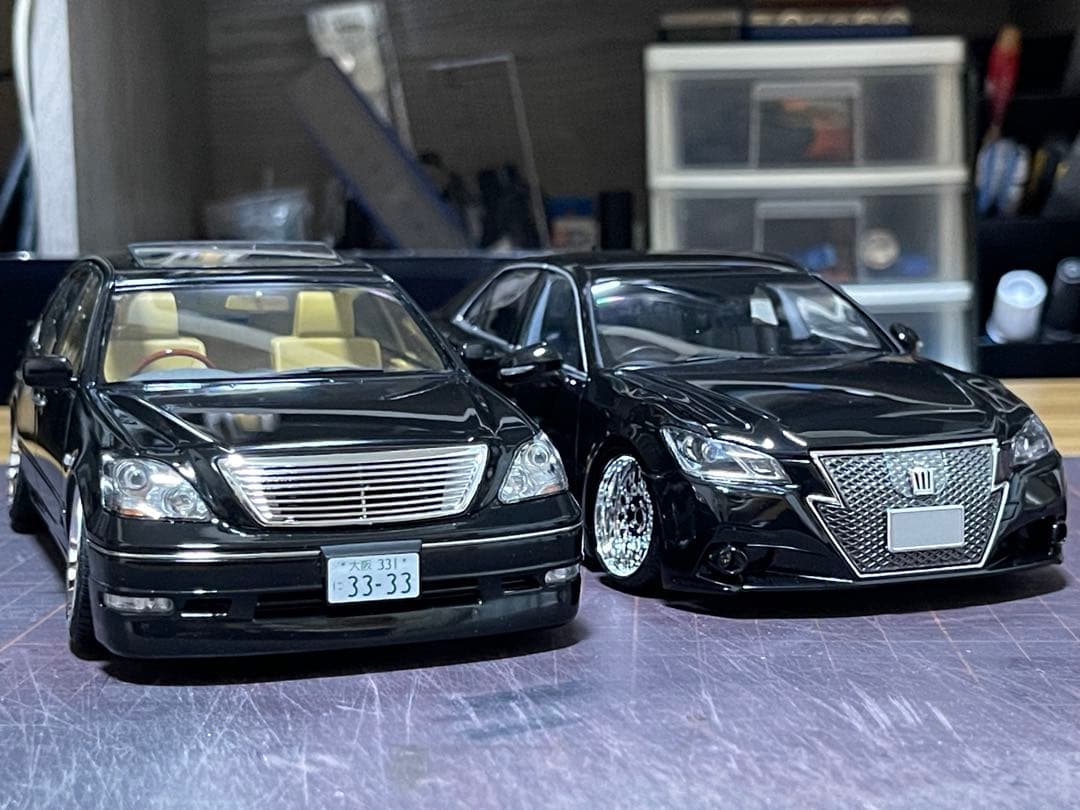 1/24 アオシマ製・UCF-31セルシオ★完成品★