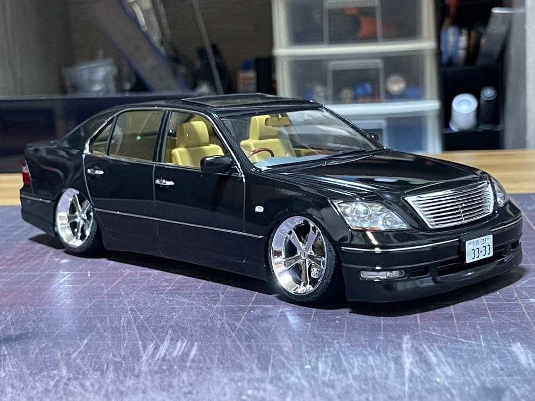 1/24 アオシマ製・UCF-31セルシオ★完成品★