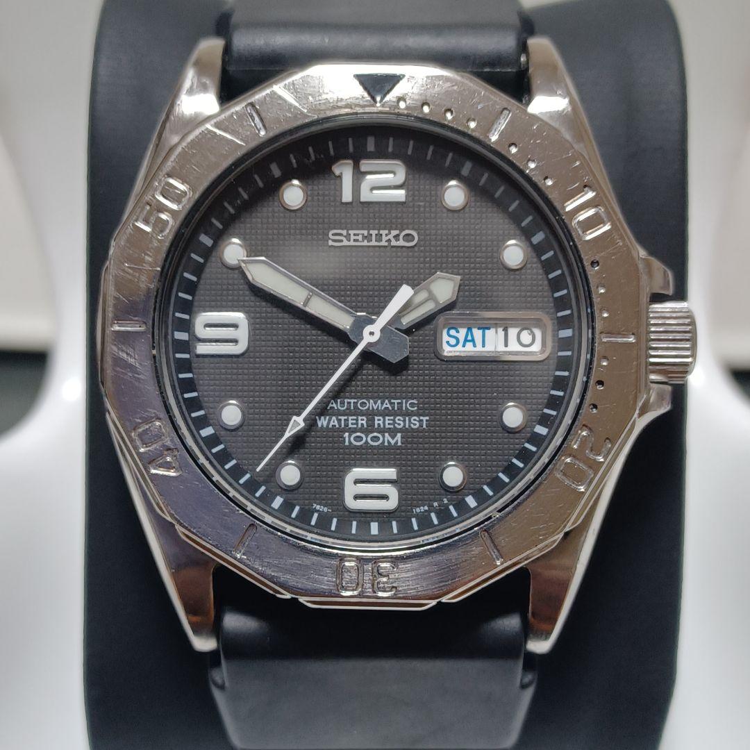 SEIKO 100M ダイバー 自動巻き MEN'S 輸出仕様