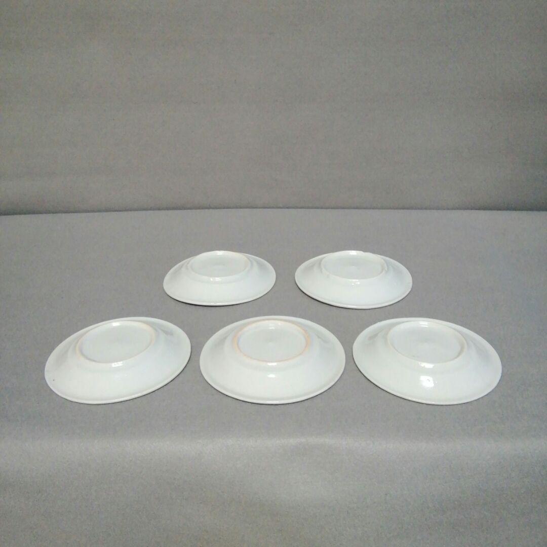 古伊万里　白磁皿　5枚組