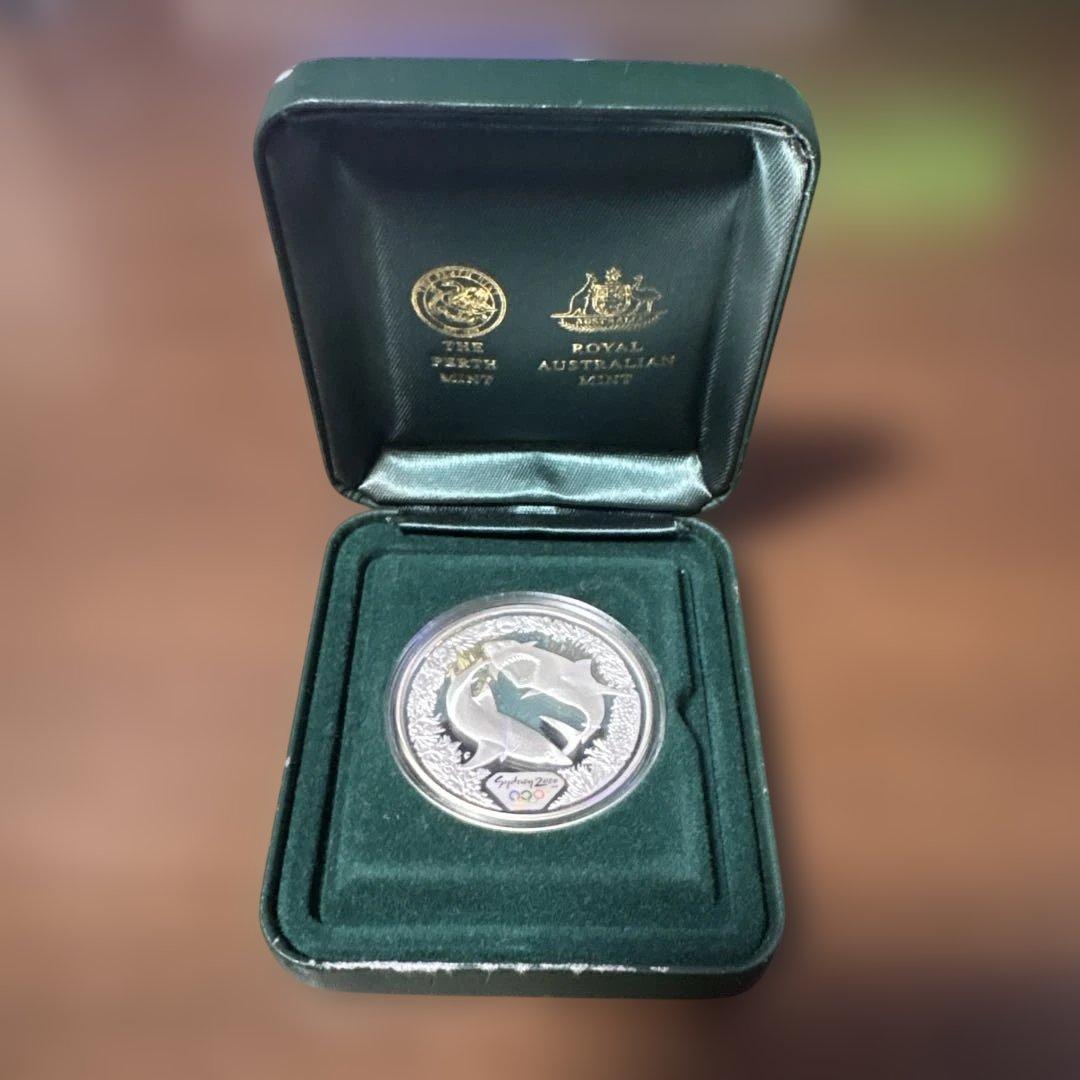 シドニー2000オリンピック 銀貨 1オンス