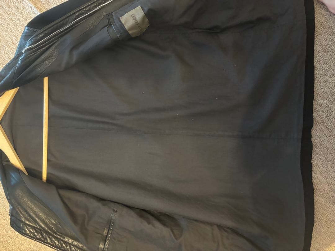 【新品】 Yohji Yamamoto Y'sformen Wzip切替レザー