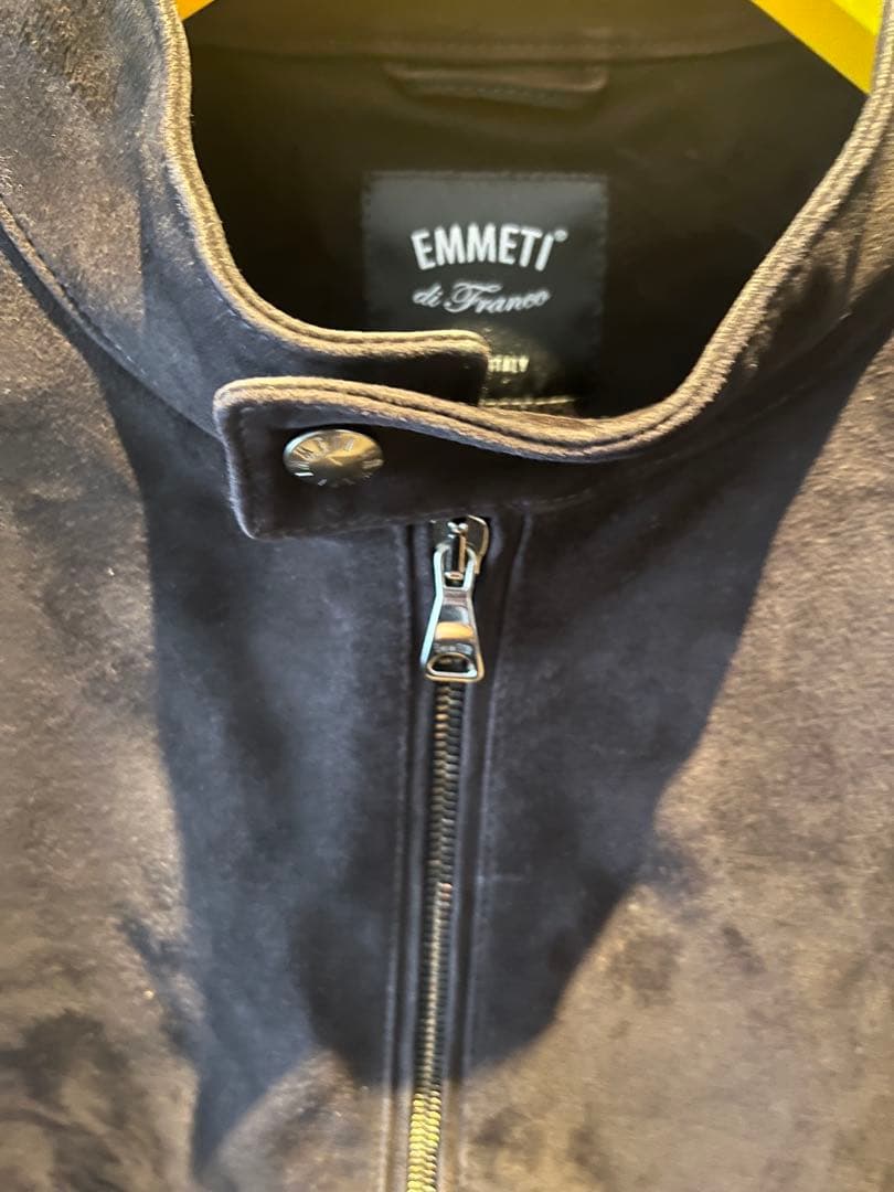 【美品】EMMETI（エンメティ）『JURI』のスエードブルゾン