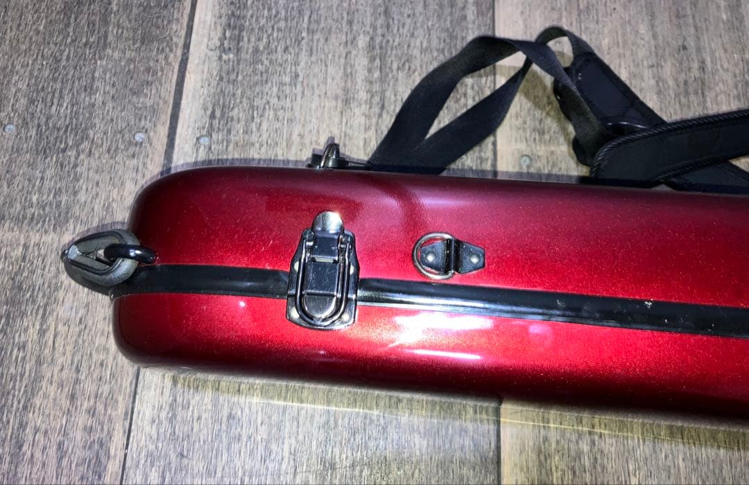 THE MARCATO トロンボーン ハードケース 鍵付き レッド