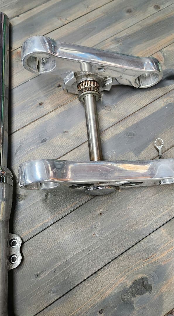 ハーレー　ダイナフロントフォーク　　　　　　トリプルツリー　セット　#無事故品