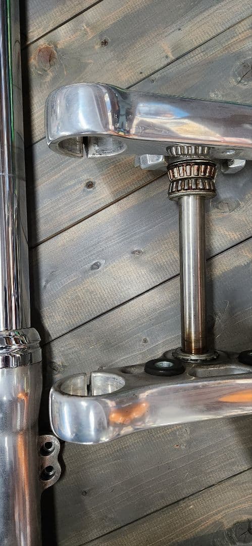 ハーレー　ダイナフロントフォーク　　　　　　トリプルツリー　セット　#無事故品