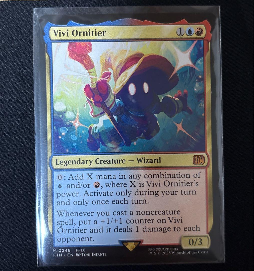 《迷える黒魔道士 ビビ/Vivi Ornitier》[FIN] 金R 英語版