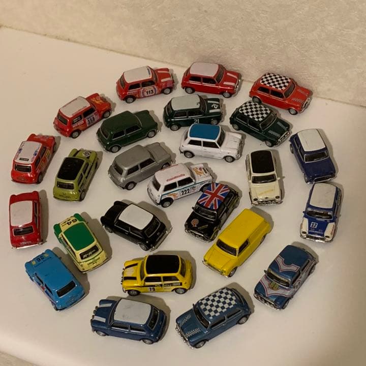 ミニクーパーのミニカー コレクション