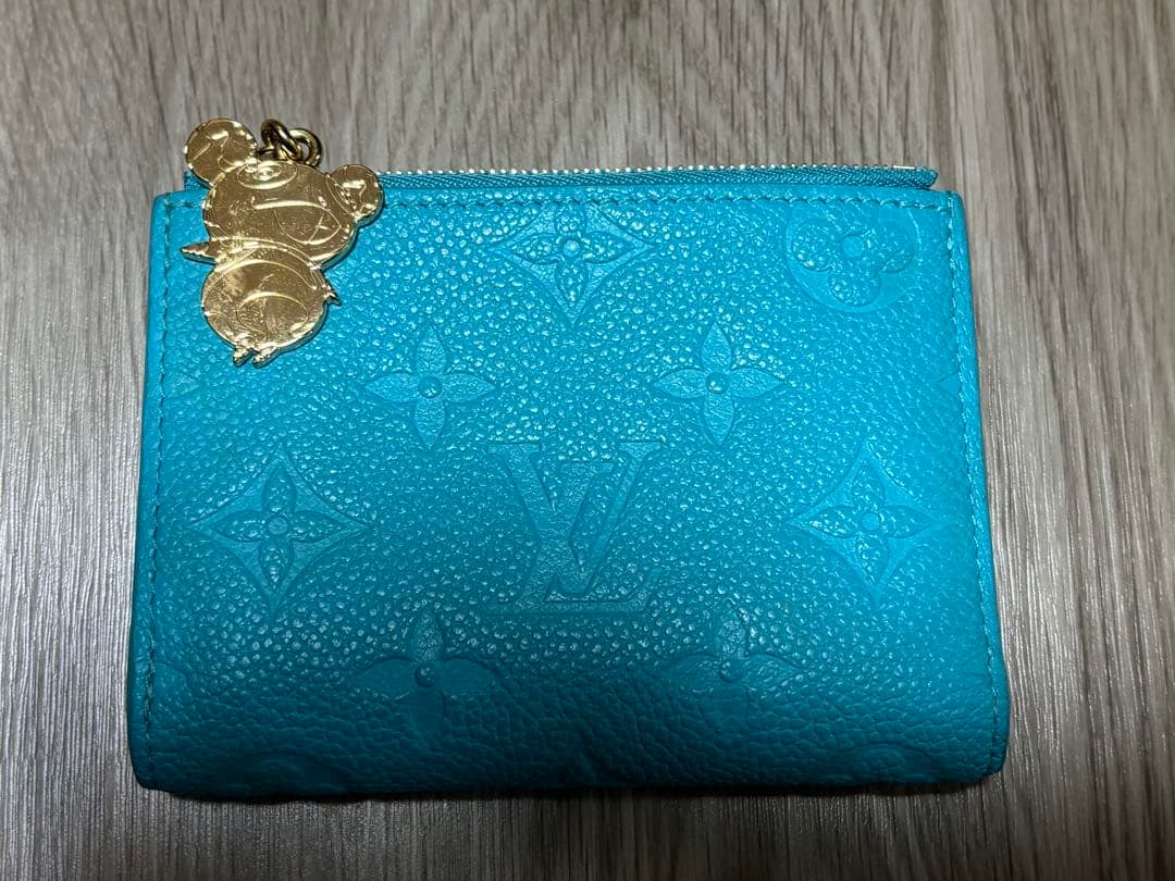 ルイヴィトン×村上隆　ポルトフォイユ・リサ ブルー