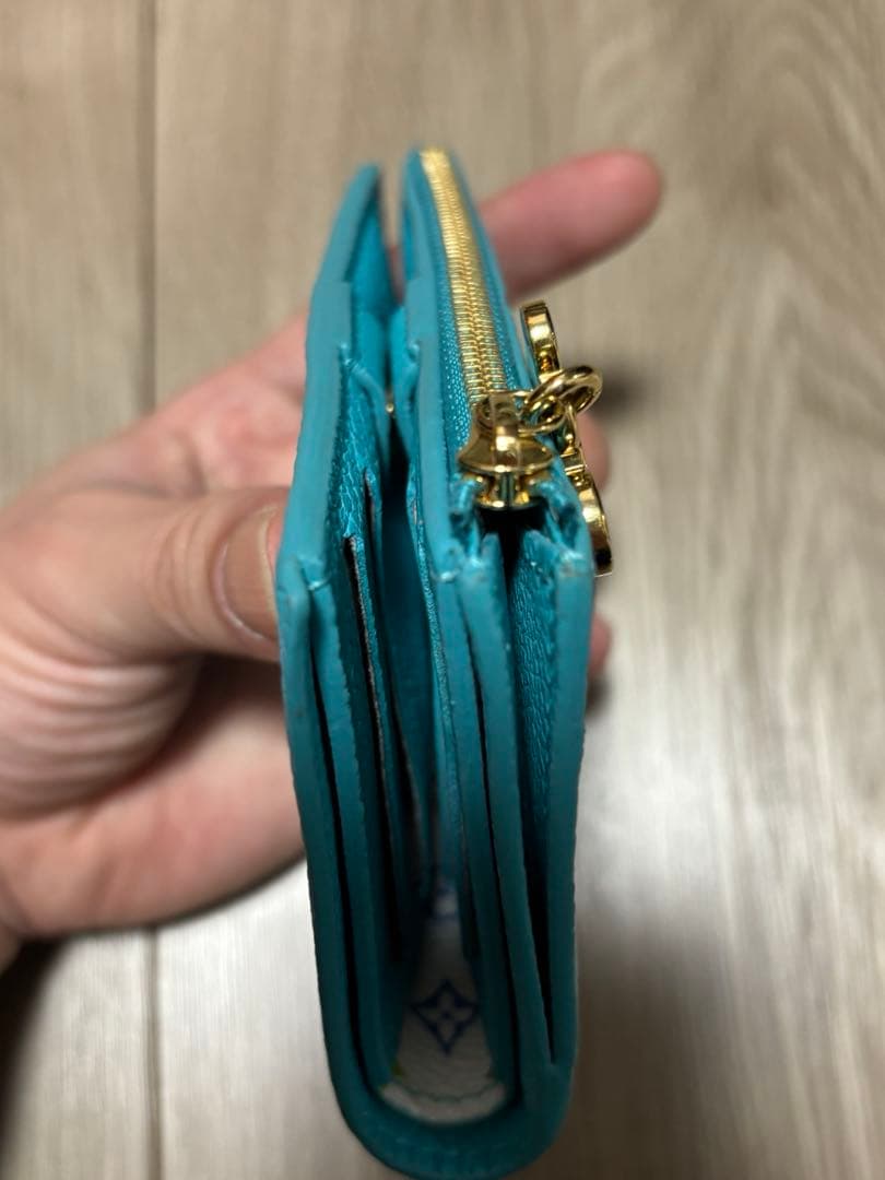 ルイヴィトン×村上隆　ポルトフォイユ・リサ ブルー