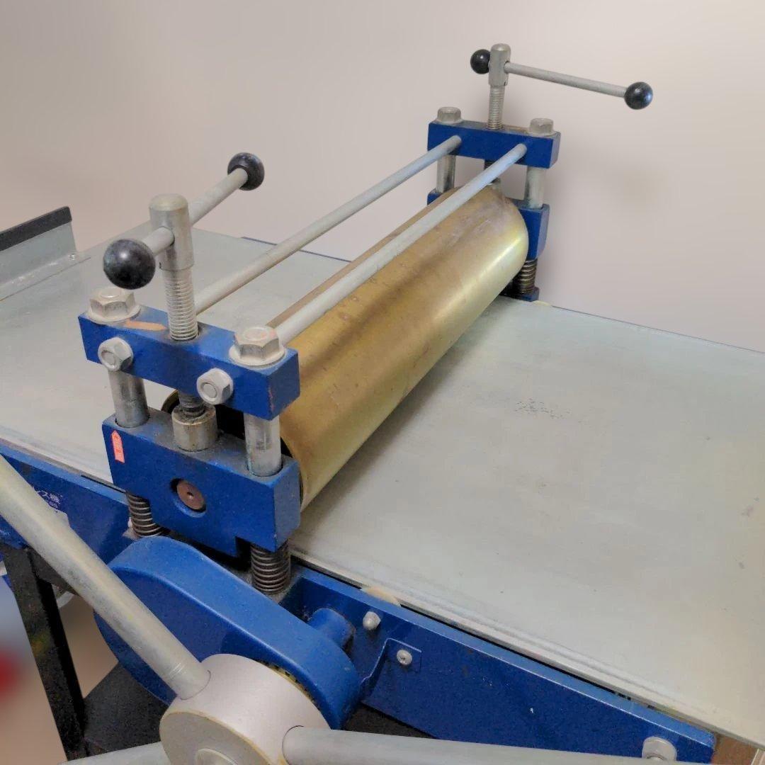 銅版画プレス機 新日本造形 SNP-17 プレス台付き ローラー幅45cm