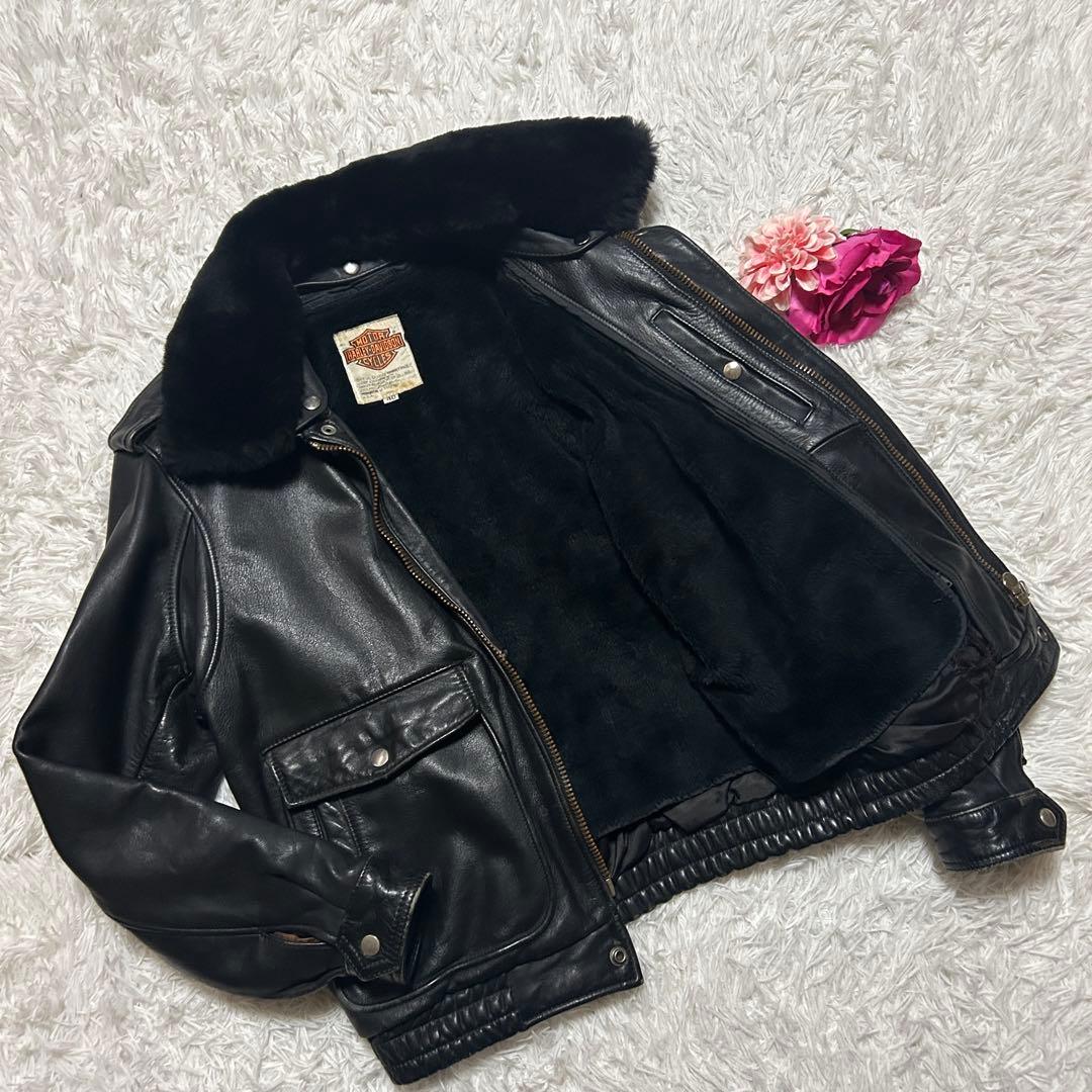 Harley-Davidson ハーレーダビッドソン レザージャケット L