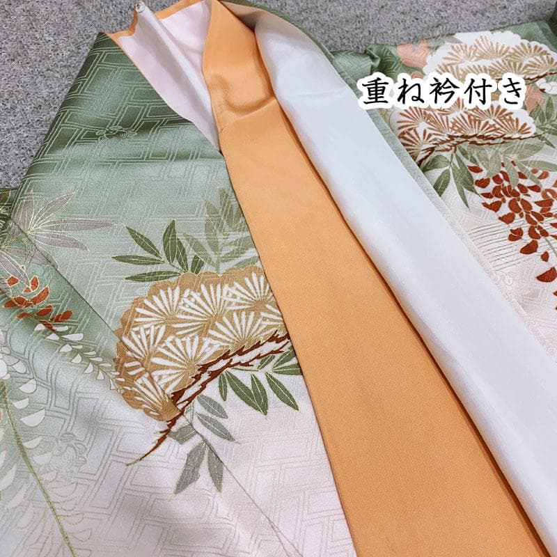 512z34.507u21☆吉澤友禅 吾妻徳穂 振袖 鈴乃屋 作家物 小柄☆美品