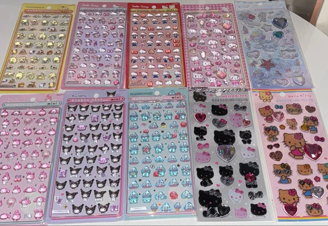 D*)様 ボンボンドロップシール キラキララインストーンシール セット 正規品