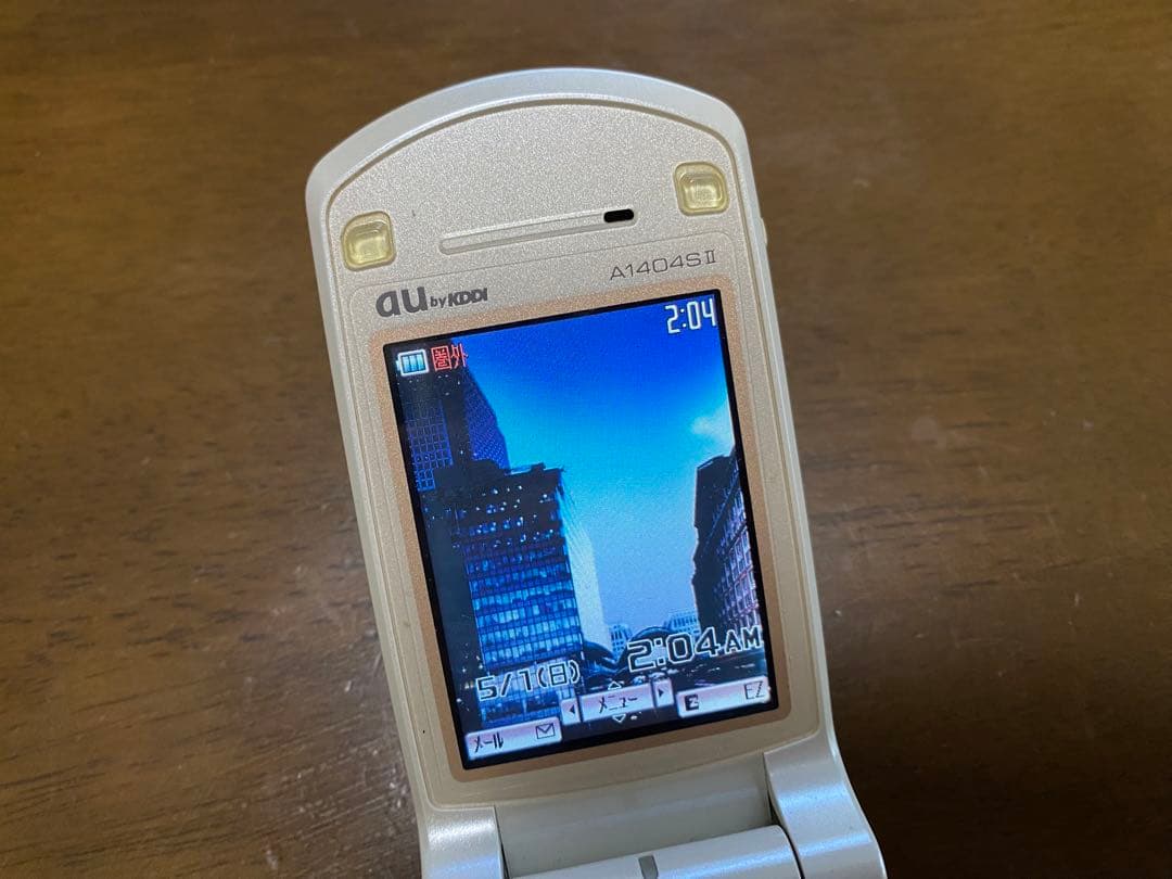 【auガラケー】SONY Ericsson A1404SⅡ シナモンラテ