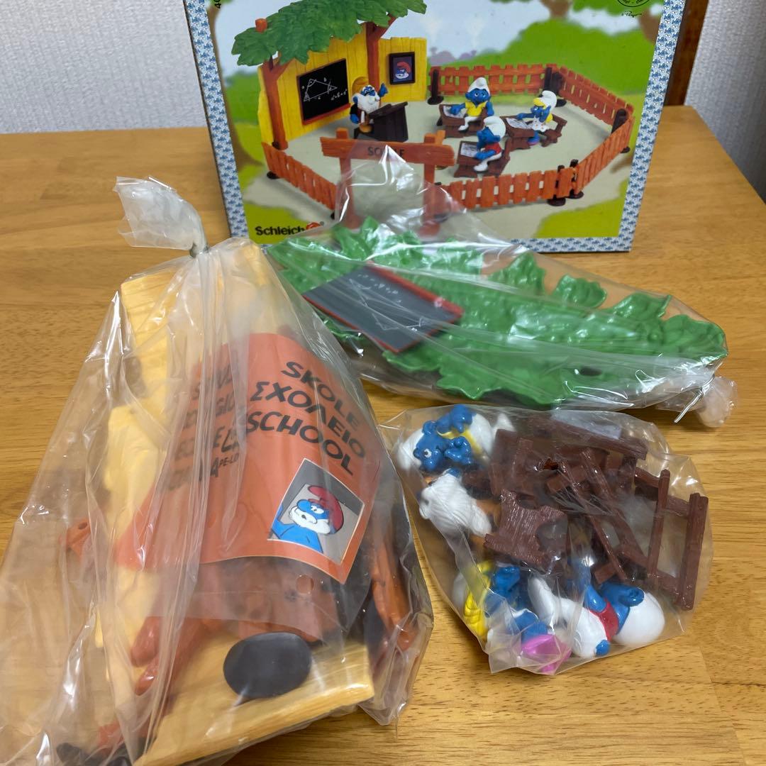 スマーフ　学校セット