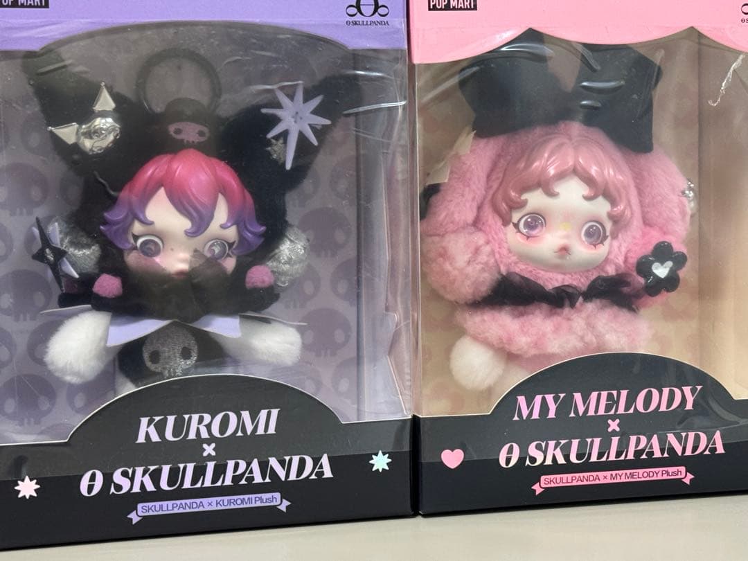 ◾️スカルパンダ　マイメロディ　クロミぬいぐるみペンダント　サンリオ　2点セット