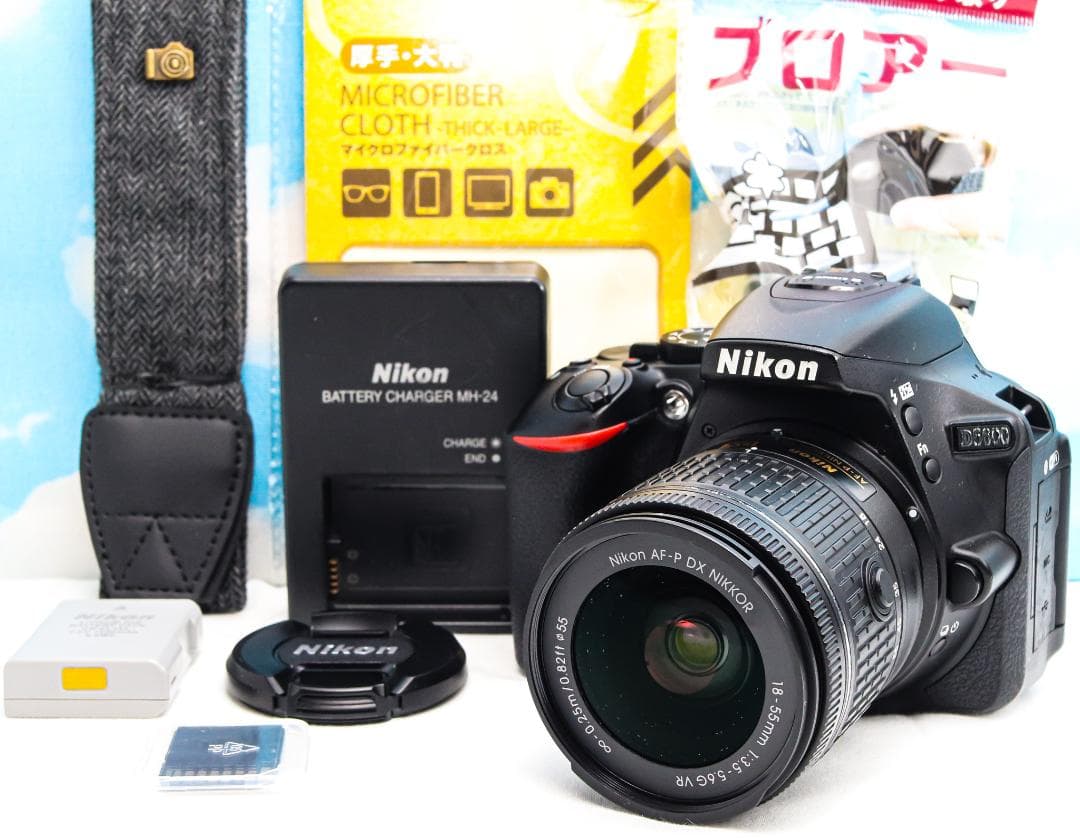 美品 ニコン Nikon D5600⭐️スマホ転送機能付⭐️高性能一眼レフ⭐️